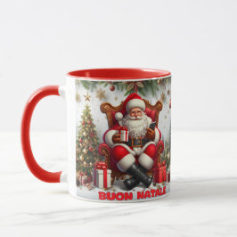 Buon Natale Christmas Santa Classic Tasse