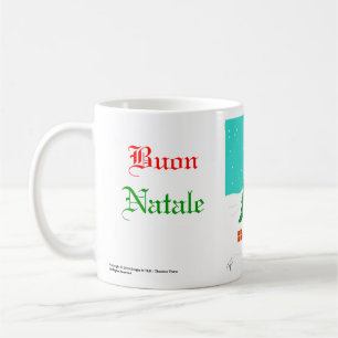 Buon Natale Christmas Tree Tasse
