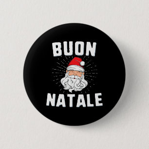 Buon natale christmasitaly italian santa babbo button