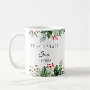Buon Natale Custom Tante Zia Kaffeetasse