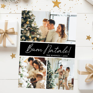 Buon Natale Fotocollage Feiertagskarte