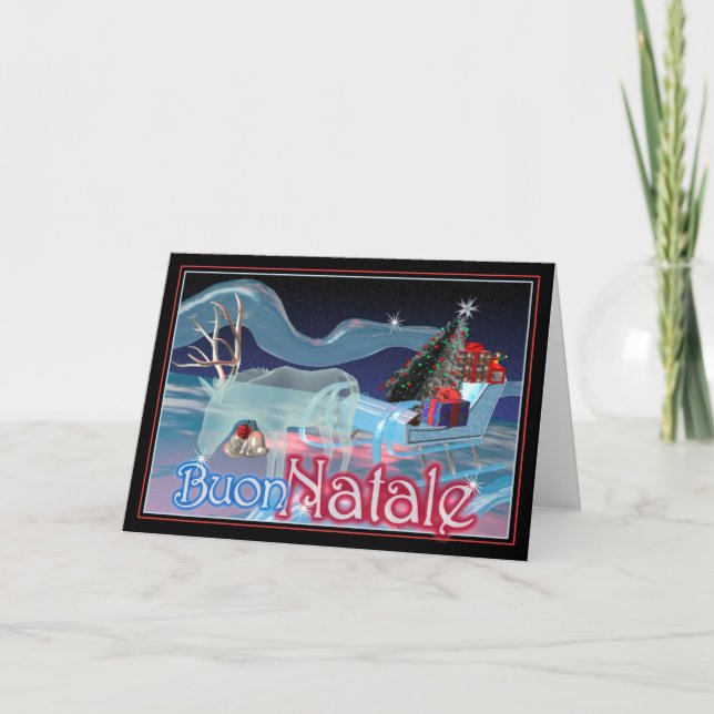 Buon Natale - frohe Weihnachten (Vorderseite)