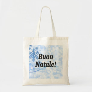 Buon Natale! Frohe Weihnachten in italienischem BF Tragetasche