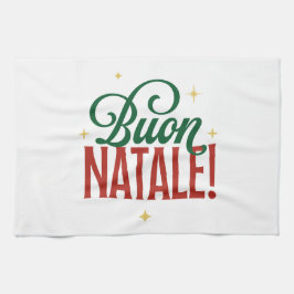 Buon Natale Gift Italian Christmas Geschirrtuch