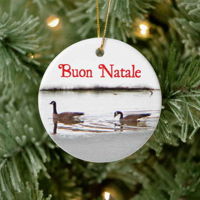 Buon Natale - Honkers - Kanadas Keramikornament (Baum)