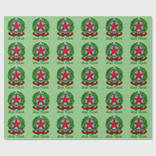 Buon Natale Italien Weihnachten Geschenkpapier