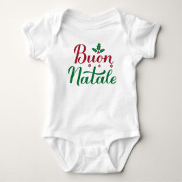 Buon Natale Italienisch Frohe Weihnachten Baby Strampler