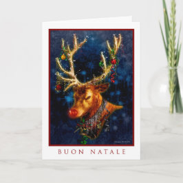 Buon Natale - italienische frohe Weihnacht-Karte Feiertagskarte