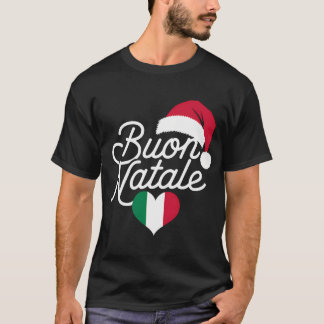 Buon Natale Italienische Weihnachtsfeier Weihnacht T-Shirt
