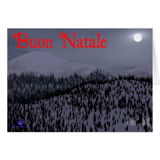 Buon Natale - kalte Nacht in Idaho (Vorderseite (Horizontal))