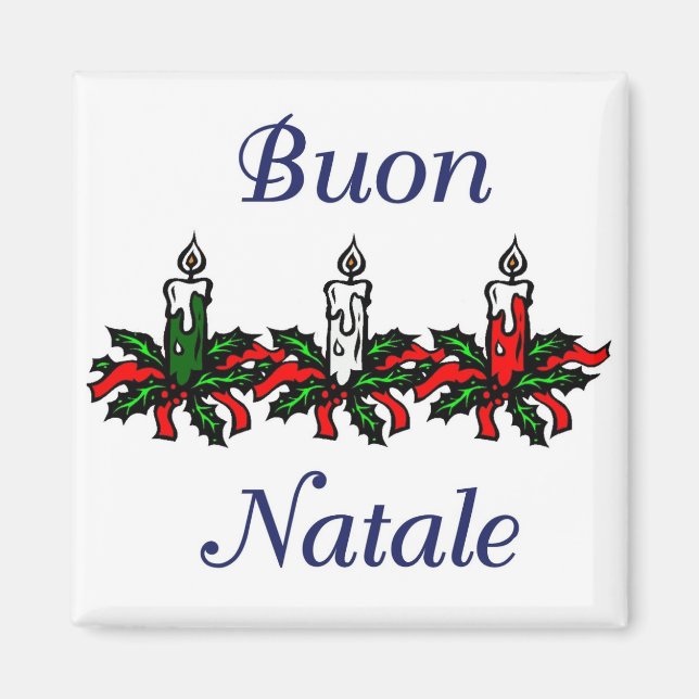 Buon Natale Magnet (Vorne)