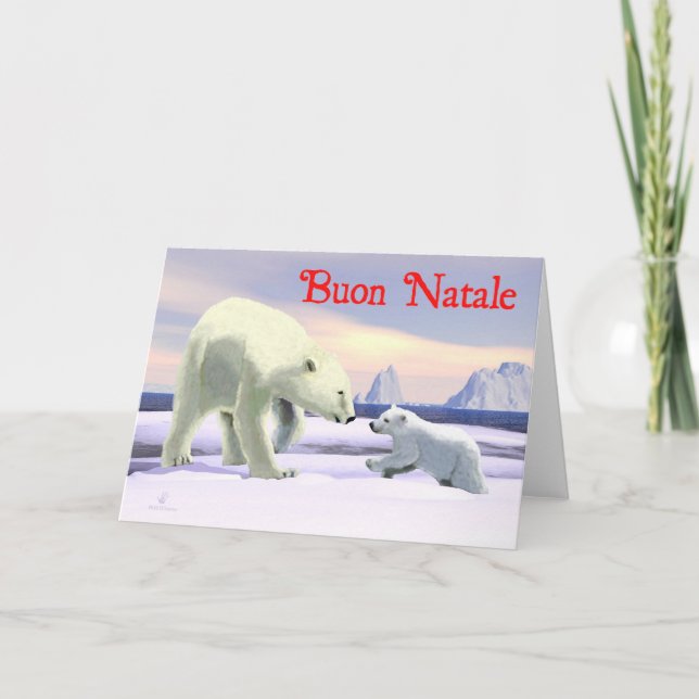 Buon Natale - Mama Nose Best Feiertagskarte (Vorderseite)