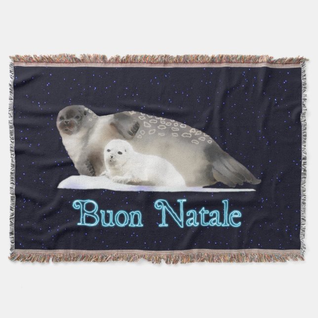 Buon Natale - Ringed Siegel Decke (Vorderseite)