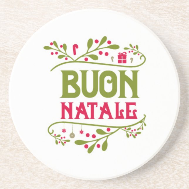 **BUON NATALE** SANDSTONE UNTERSETZER (Vorne)