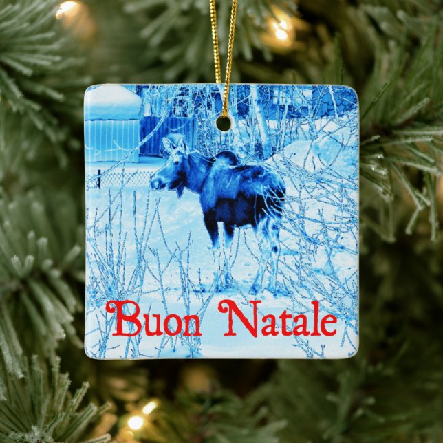 Buon Natale - Urban Moose Keramikornament (Baum)