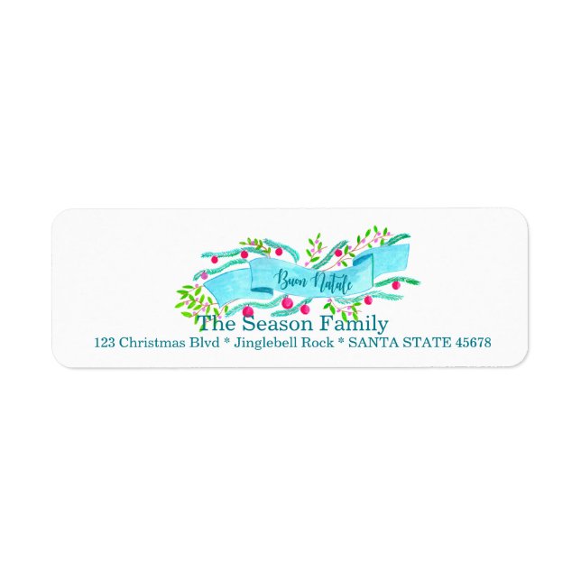 Buon Natale, Weihnachtsbanner (Vorne)