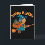 Buona Befana Hexe Kinder Jungen Mädchen Italienisc Karte<br><div class="desc">Buona Befana Hexe Kinder Jungen Mädchen Italienisch Weihnachten</div>