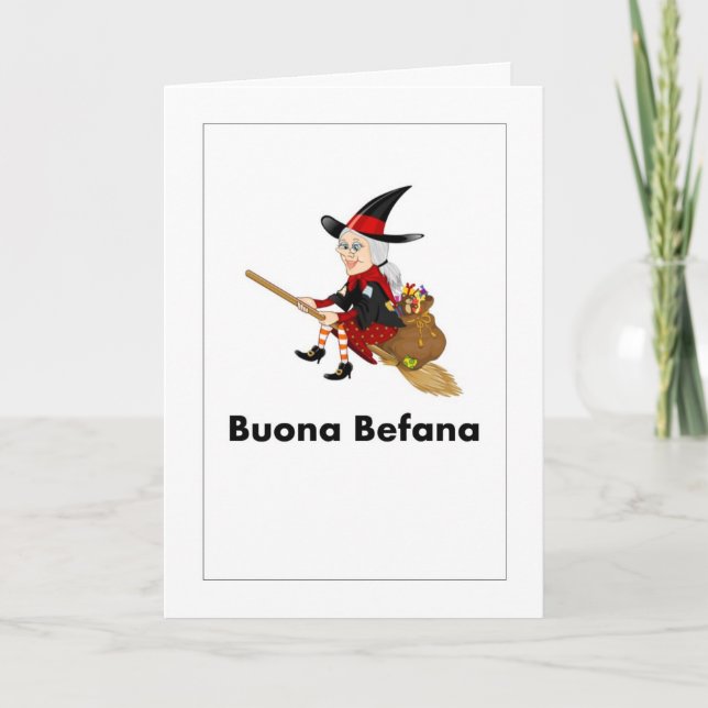 Buona Befana! Karte (Vorderseite)
