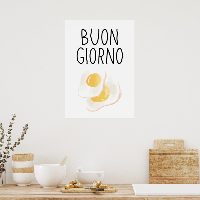 Buongiorno Poster (Küche)
