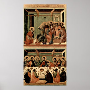 Buoninsegna - Reinigung des Fuß-letzten Poster
