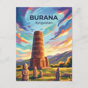 Burana-Turm Kirgisistan Postkarte
