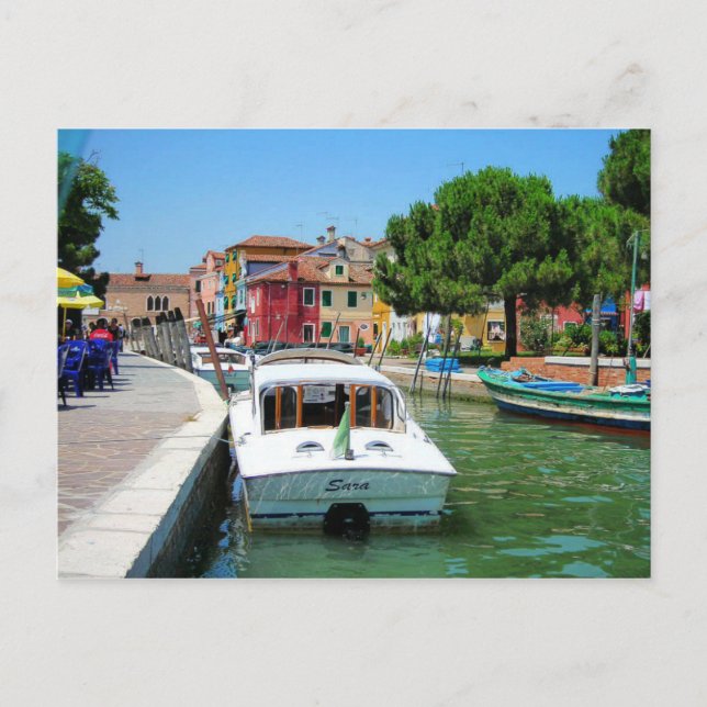 Burano, carte postale de l'Italie (Devant)