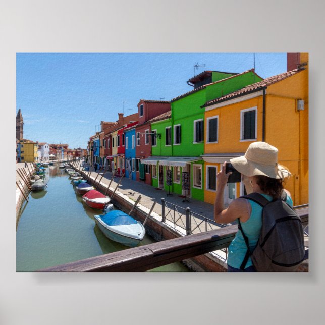 Burano houses poster (Vorne)