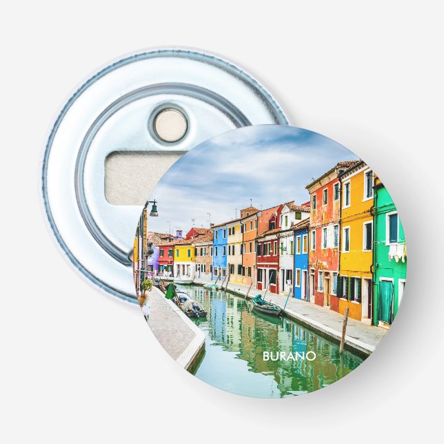 Burano, Italien Flaschenöffner (Vorderseite)