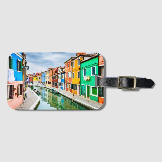 Burano, Italien Gepäckanhänger (Vorderseite (Horizontal))