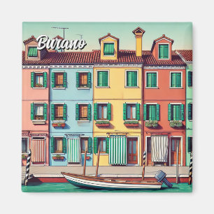 Burano Italien Magnet