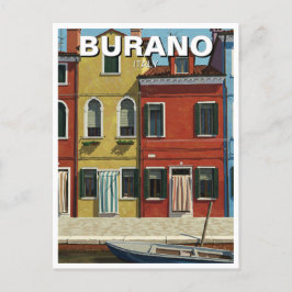 Burano Italien Postkarte