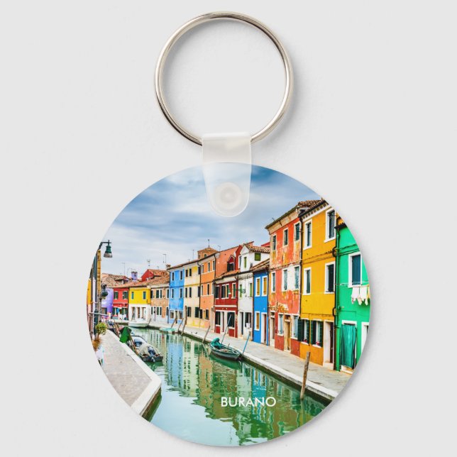 Burano, Italien Schlüsselanhänger (Vorderseite)