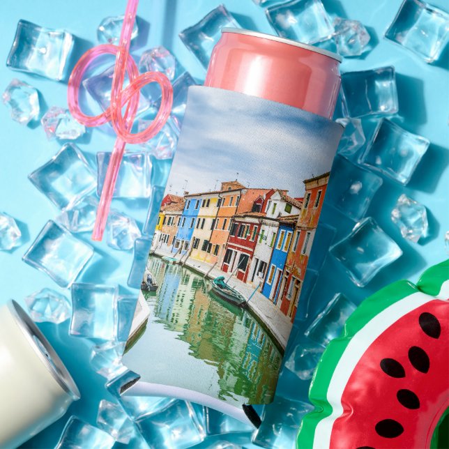 Burano, Italien Selters Dosenkühler (In Situ Sommer)