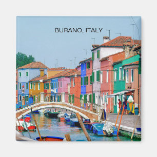 BURANO VENEDIG, ITALIEN (MAGNET) MAGNET