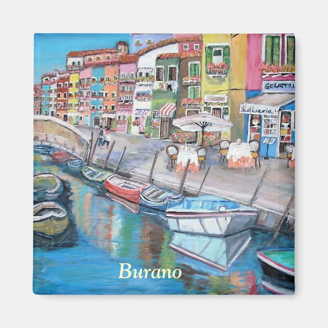 Burano, Venedig - Magnet (Vorne)