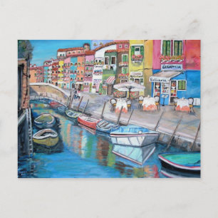 Burano, Venedig - Postkarte