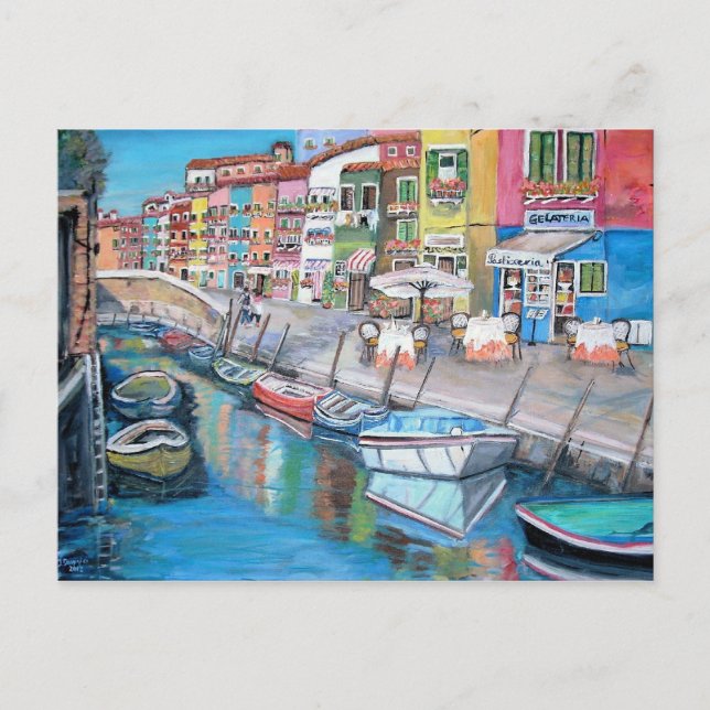 Burano, Venedig - Postkarte (Vorderseite)