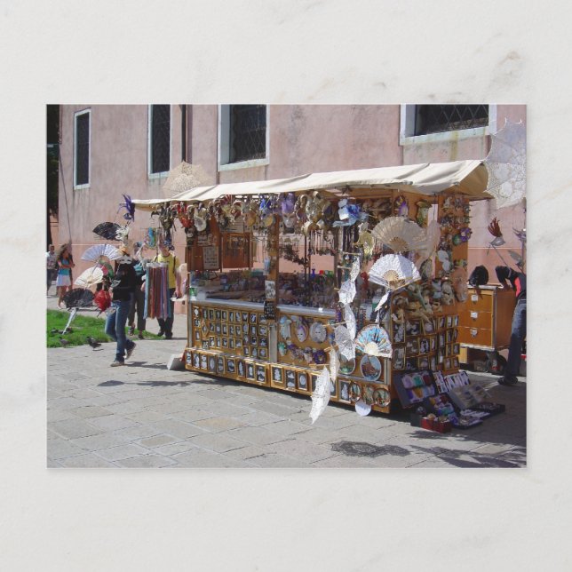 Burano, Venedig Postkarte (Vorderseite)