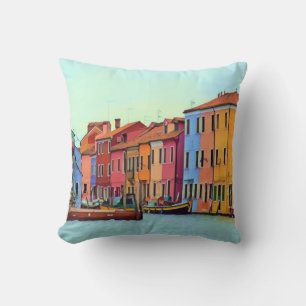 BURANO - Venezianisch Lagoon Venice - Burano Kissen