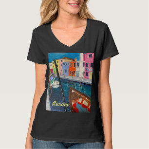 Burano Venice Italien T-Shirt