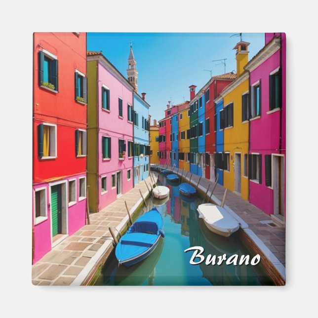 Burano Venice Magnet (Vorne)