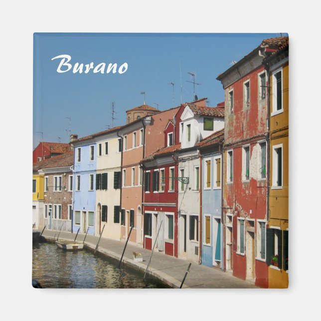 Burano Venice Magnet (Vorne)