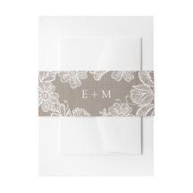 Burap und Lace Wedding Bands