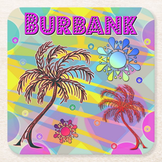Burbank Happy and Hope Untersetzer (Vorderseite)