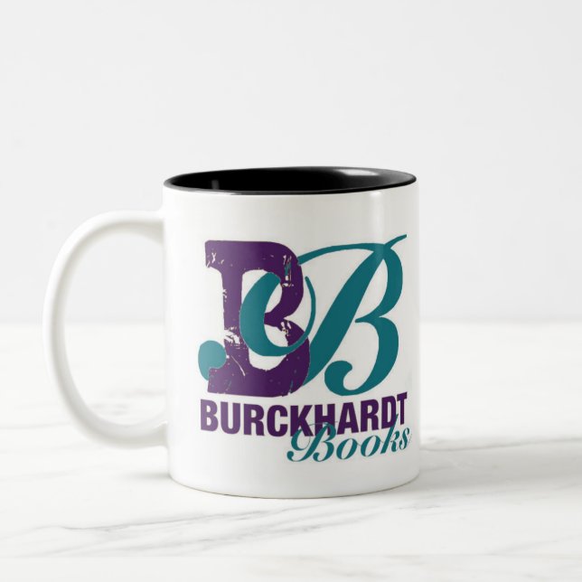 Burckhardt Books Logo Kaffeetasse | Geschenk für B (Links)