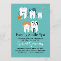Bureau de dentisterie familiale Faire-part d'ouver