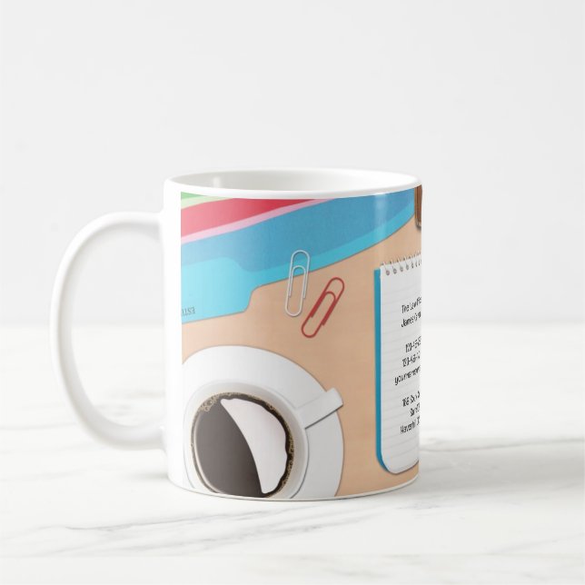 Bureau de l'avocat Arrière - plan Mug (Gauche)
