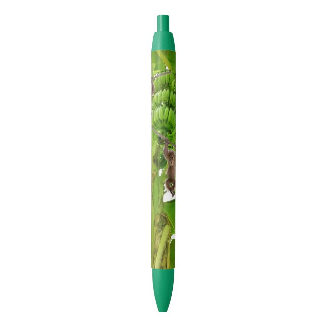 Bureau de stylo et stylo d'école Singe Bananier (devant Vertical)