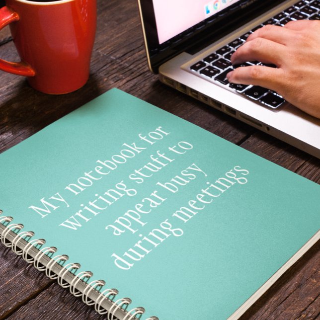 Bureau drôle Humour de travail Mon cahier (Créateur téléchargé)