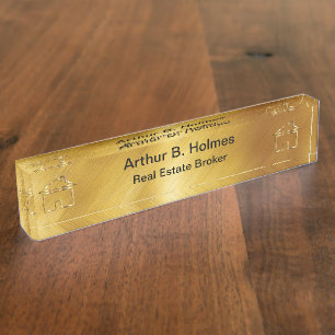 Bureau Exécutif Immobilier Classé Nom Plaques